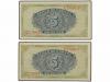 ESTADO ESPAÑOL. Lote 2 billetes 5 Pesetas. 4 Septiembre 1940