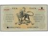 BILLETES EXTRANJEROS. 10 Shillings. SUDÁFRICA. Jan van Riebe