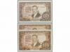 ESTADO ESPAÑOL. Lote 3 billetes 100 Pesetas. 7 Abril 1953. R