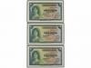 GUERRA CIVIL, ZONA REPUBLICANA. Lote 3 billetes 5 Pesetas. 1