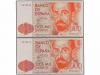 JUAN CARLOS I. Lote 2 billetes 2.000 Pesetas. 22 Julio 1980.