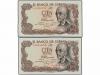ESTADO ESPAÑOL. Lote 10 billetes 100 Pesetas. 17 Noviembre 1