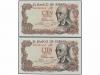 ESTADO ESPAÑOL. Lote 2 billetes 100 Pesetas. 17 Noviembre 19