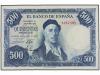 ESTADO ESPAÑOL. 500 Pesetas. 22 Julio 1954. Zuloaga. Sin ser