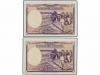 GUERRA CIVIL, ZONA REPUBLICANA. Lote 2 billetes 25 Pesetas. 