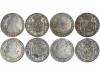 CARLOS IV. Lote 4 monedas 8 Reales. 1799, 1805, 1806 y 1807.