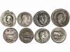 IMPERIO ROMANO. Lote 9 monedas Antoniniano (2), Denario (7).
