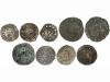 MONEDAS MEDIEVALES. Lote 19 monedas Obolo, Blancas, dineros.