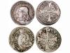 CARLOS II. Lote 2 monedas Croat. 1687 y 1693. BARCELONA. 1,8