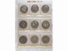 LOTES CENTENARIO. Lote 18 monedas 5 Pesetas. 1870 a 1885. GO