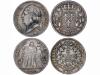 FRANCIA. Lote 2 monedas 5 Francos. Año 7 -L y 1821-A. I REPÚ