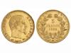 FRANCIA. 5 Francos. 1859-A. NAPOLEÓN III. PARÍS. 1,60 grs. A