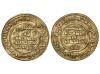 MONEDAS HISPANOÁRABES. Dinar. 458H. Abbad ibn Muhammad AL-MU