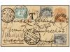 ✉ INDIA. 1910. COONOOR to CAIRO (Egypt). 1/4 an. Postal Stat