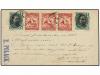 ¿ PERU. 1895. LIMA a HOLANDA. Entero Postal de 2 ctvos. con