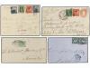 ✉ CUBA. 1860-1903. CONJUNTO de 21 cartas de Cuba, diversos f
