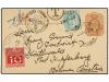 ✉ INDIA INGLESA. 1909. INDIA to AUSTRIA. 1/4 an. Postal Stat