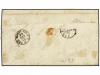 ✉ ITALIA. Sa. 1. 1862. PRATO a AREZZO. 10 cts. bistre. Tarif