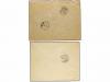 ✉ ALEMANIA. 1894-97. Two covers franked with 10 pf. red taxe
