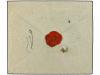 ✉ IRAN. 1898. HAMADAN to KHOREMABAD. 1 ch., 10 ch. and 1 kr.