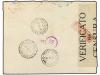 ✉ IRAN. 1917. ISPAHAN to ITALY. 2 ch. and 5 ch. (2), Italian