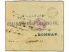 ✉ IRAN. 1915. YEZD to BOMBAY. 6 ch. (5) with Bombay Censor l