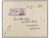 ✉ IRAN. Sc. 492. 1918. TAURIS to LONDON. 24 ch. and FAMINE R