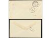 ✉ AFRICA ORIENTAL BRITANICA. 1893 (20.6). (2). Two stat. env