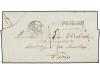 ✉ MAURICIO. 1834. PORT LOUIS to PARIS. Entire letter wtih AG