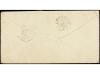 ✉ FRANCIA. Yv. 53 (2), 59. 1873. PARÍS a HOUDAN. 5 cts. verd