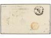 ✉ RUSIA. 1869. S. PETERSBOURG to HOLLAND. 1 k. (3), 5 k. and