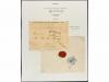 ✉ IRAN. 1902-06. Eleven registered letters, diverse franking