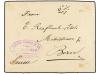 ✉ IRAN. Sc. 422 (2), 423, 424 (3). 1906. TEHERAN to SWITZERL