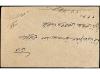 ✉ IRAN. 1898. URMIA to LONDON. 1 ch. (3), 10 ch. and 12 ch. 
