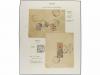 ✉ IRAN. 1918. TEHERAN. Eight covers with CHARITY STAMPS of 1