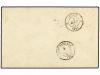 ✉ FRANCIA. Yv. 14. 1857. PARÍS correo interior. 20 cts. azul