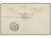 ✉ GIBRALTAR. 1889. GIBRALTAR to PORT SAID (Egypt). 50 cts. o