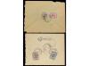 ✉ IRAN. 1911-21 issue. Ninetten registered internal covers, 