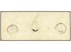 ✉ FRANCIA. Yv. 4. 1851. PARÍS a CALAIS. 25 cts. azul en sobr