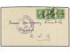 ✉ SAMOA. Sg. 134 (3). 1919. APIA to U.S.A. Envelope franked 