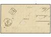 ✉ FRANCIA. Yv. 38. 1872. MARSELLA a PALERMO. 40 cts. naranja