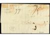 ✉ GIBRALTAR. 1826. GIBRALTAR a GÉNOVA (Italia). Marcas D. GI