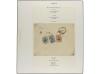 ✉ IRAN. 1923-24. PROVISIONAL ISSUE. Five covers sent abroad,