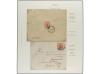 ✉ IRAN. 1922. OVPR. CONTROLE 1922 issue. Thirteen covers (on