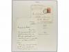 ✉ IRAN. 1922. OVPR. CONTROLE 1922 issue. Thirteen covers (on
