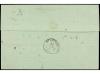 ✉ FRANCIA. Yv. 22. 1867. TOULOUSE a ST. MARTORY. 20 cts. azu