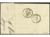 ✉ FRANCIA. Yv. 60. 1873. TOULOUSE a MAUVEZINT. 25 cts. azul 