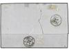 ✉ FRANCIA. Yv. 23. 1869. VOLO (Grecia) a LYON. 40 cts. naran