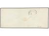 ✉ FRANCIA. 1854. BOURG EN BRESSE a MASSIMY. Sobre con el tex