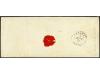 ✉ FRANCIA. Yv. 4. 1852. LILLE a CAMBRAI. 25 cts. azul en sob